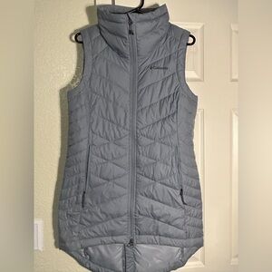 Columbia Women's Light Gray Down Vest
